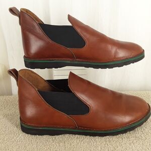 Western Chief Romeos, size 13W, Slip On Shoes, Work, Drivers, Brown Leather mens